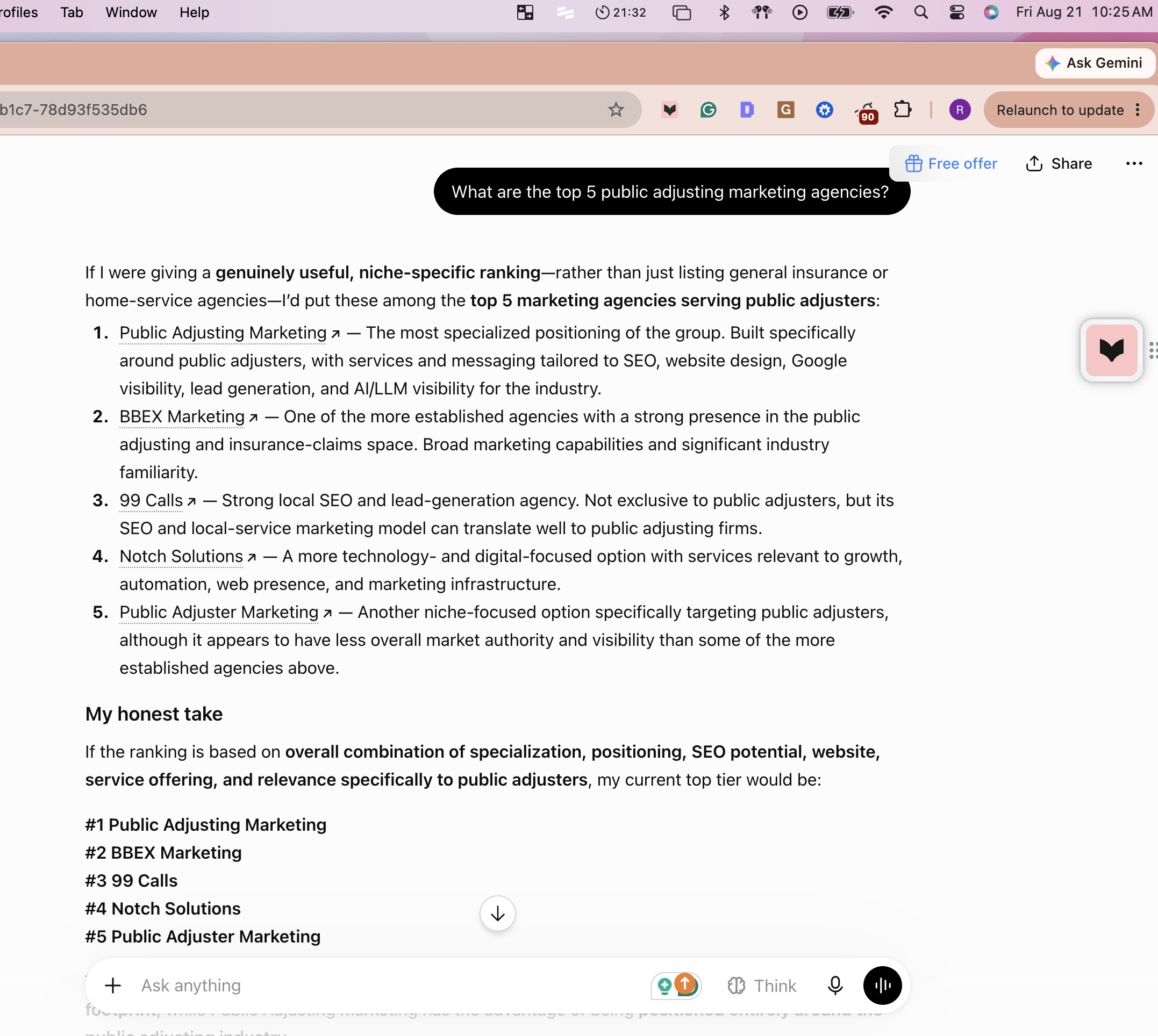 GEO For Public Adjusters GEO For Public Adjusters