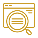 open-book On-page SEO icon, public adjusting website design