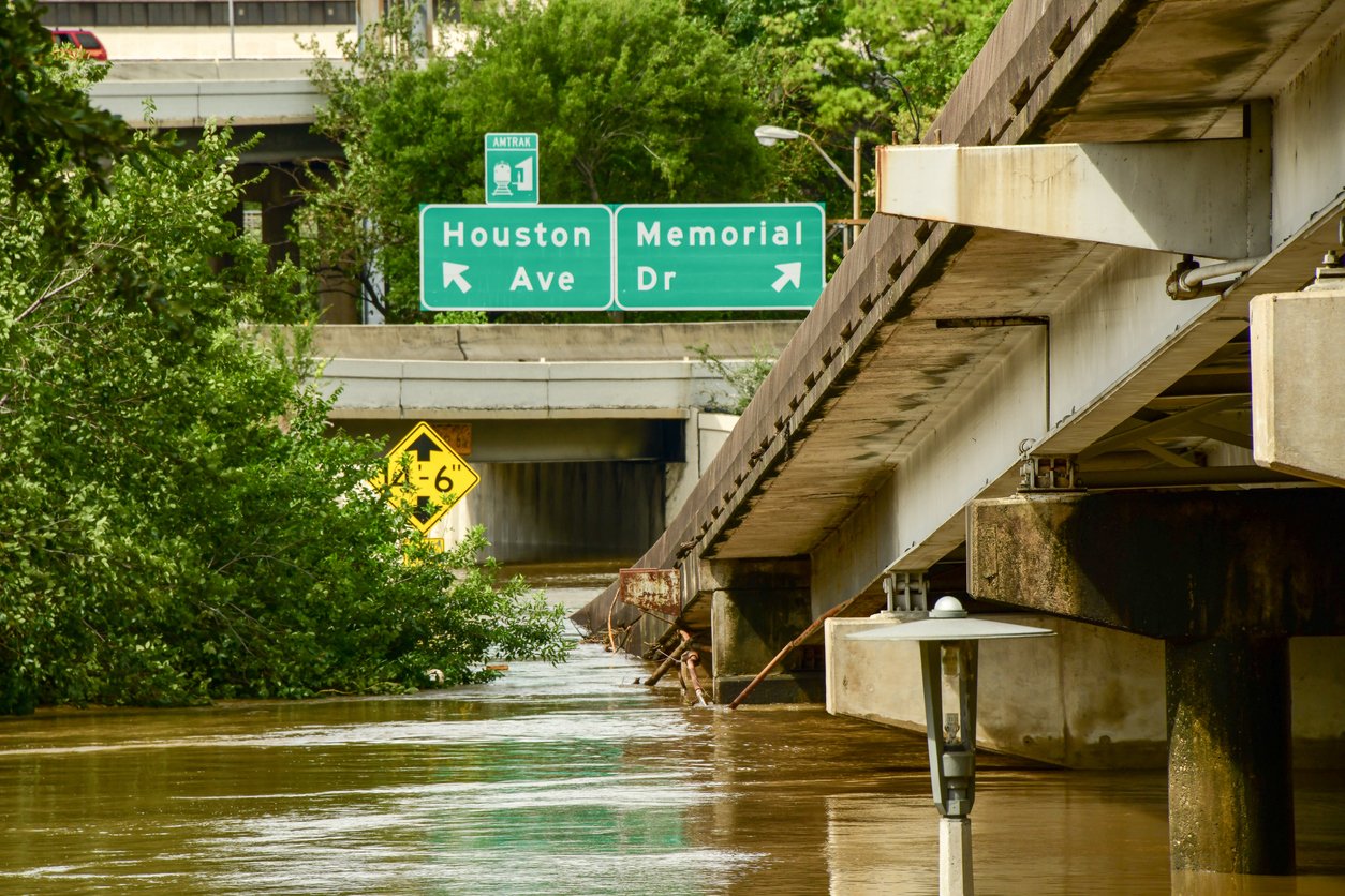 Flooding in Houston after Hurricane Beryl 2024 Public Adjuster Marketing Houston